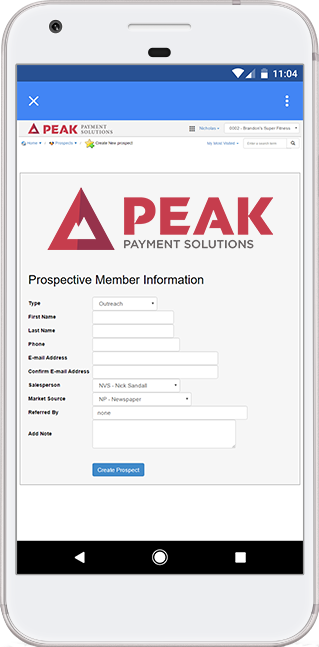 Prospecting on-the-go
